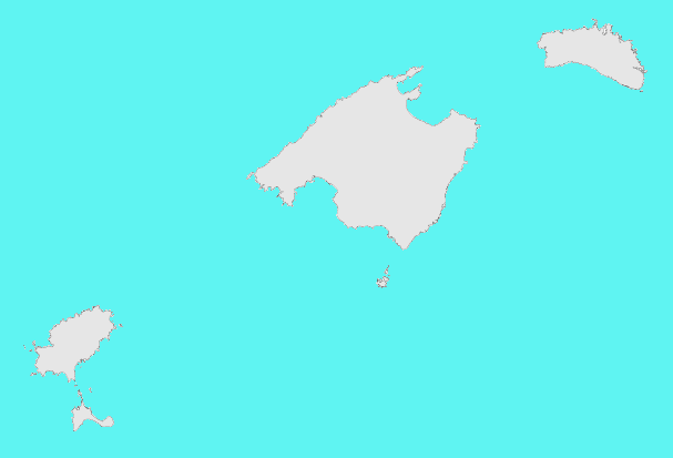 mapa de les illes balears